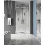 Zitta Xenia 42 chrome clear straight shower door