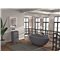 Slik Bath Cimento concrete matte grey 67 1/16 '' x 33 1/4 ''