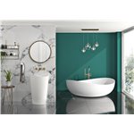 Slik Bath Evoque slikcast matte white 70 11/16'' x 43 1/4''