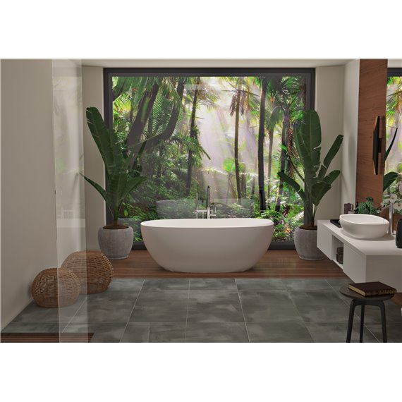 Slik Bath Sense slikcast matte white 62 13/16'' x 27 5/8''