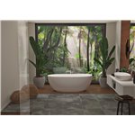 Slik Bath Sense slikcast matte white 62 13/16'' x 27 5/8''