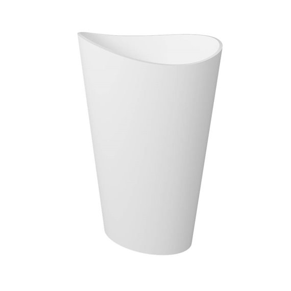 Slik Evoque pedestal sink white matte 35 3/8'' x 23 11/16'' x 14 9/16''