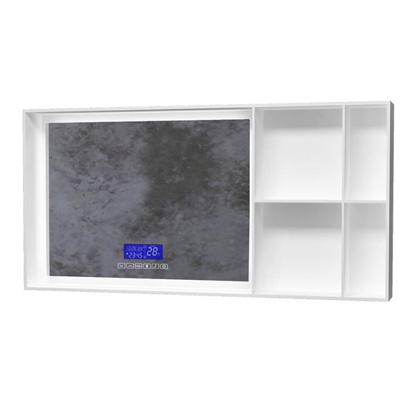 Slik Surface mirror, 2 shelves with Itec function 39 3/8'' x 19 5/8'' x 4 1/2''