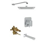 ROHL Quartile 2-Way Pressure Balance with Showerhead and Spout