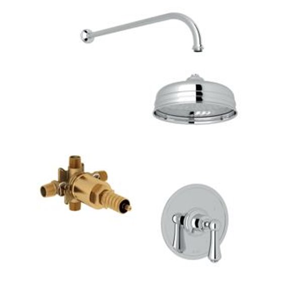 Perrin & Rowe Georgian Era Thermostatic Shower Kit with Showerhead