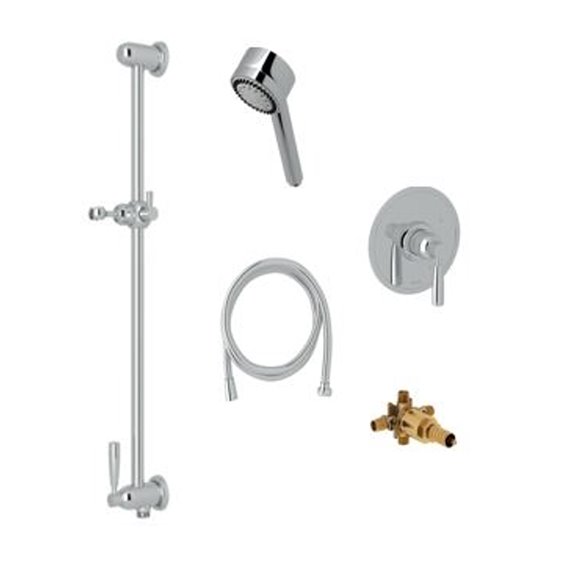 Perrin & Rowe Holborn Thermostatic Shower Kit with Slidebar