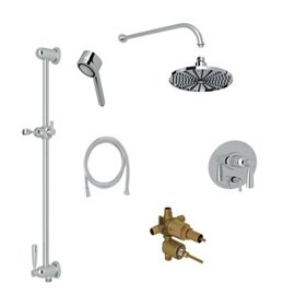 Perrin & Rowe Holborn 2-Way Pressure Balance with Slidebar and Showerhead