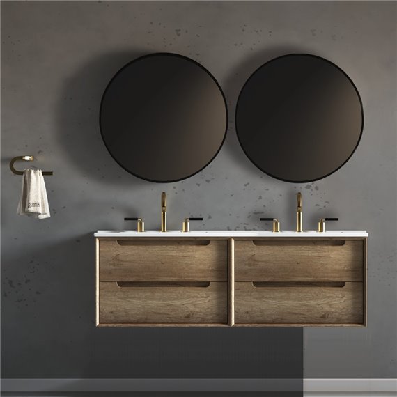 Virta Ashley Wall Hung 61" Double Sink Vanity