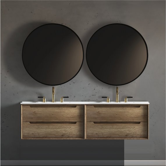Virta Ashley Wall Hung 73" Double Sink Vanity