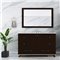 Virta Hampton 60 Inch Floor Mount Single Sink Vanity with Metal Legs