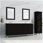 Virta Hampton Floor Mount 72" Double Sink Vanity with Metal Legs