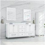 Virta Hampton Floor Mount 72" Double Sink Vanity with Metal Legs