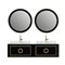 Virta Sarah 60 Inch Wall Hung Double Sink Vanity
