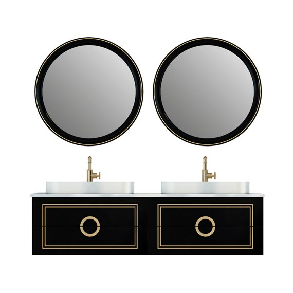 Virta Sarah Wall Hung 60" Double Sink Vanity