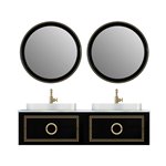 Virta Sarah Wall Hung 60" Double Sink Vanity