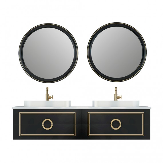 Virta Sarah Wall Hung 72" Double Sink Vanity