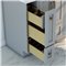 Virta Flow 8 Inch Floor Mount Vanity Drawers 