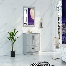Virta Flow 20 Inch Floor Mount Single Sink Custom Vanity