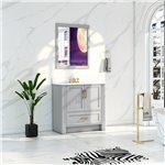 Virta Flow 30 Inch Floor Mount Single Sink Custom Vanity