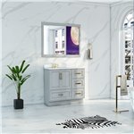 Virta Flow 34 Inch Floor Mount Single Sink Custom Vanity