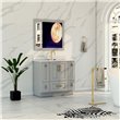 Virta Flow 36 Inch Floor Mount Single Sink Custom Vanity