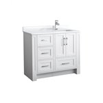 Virta Flow 40 Inch Floor Mount Single Sink Custom Vanity