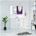 Virta Flow 44 Inch Floor Mount Single Sink Custom Vanity