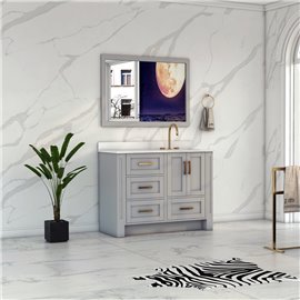 Virta Flow 45 Inch Floor Mount Single Sink Custom Vanity