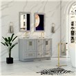 Virta Flow 48 Inch Floor Mount Double Sink Custom Vanity