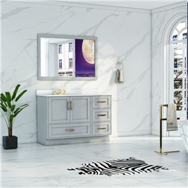 Virta Flow 49 Inch Floor Mount Single Sink Custom Vanity