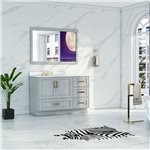 Virta Flow 49 Inch Floor Mount Single Sink Custom Vanity