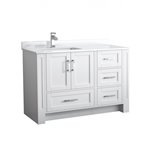 Virta Flow 49 Inch Floor Mount Single Sink Custom Vanity