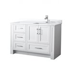 Virta Flow 49 Inch Floor Mount Single Sink Custom Vanity