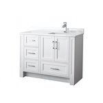 Virta Flow 50 Inch Floor Mount Single Sink Custom Vanity