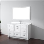 Virta Flow 54 Inch Floor Mount Single Sink Custom Vanity