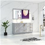 Virta Flow 54 Inch Floor Mount Single Sink Custom Vanity