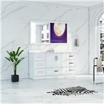 Virta Flow 54 Inch Floor Mount Single Sink Custom Vanity