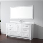 Virta Flow 63 Inch Floor Mount Single Sink Custom Vanity