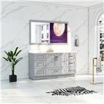 Virta Flow 67 Inch Floor Mount Single Sink Custom Vanity