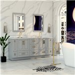 Virta Flow 68 Inch Floor Mount Double Sink Custom Vanity