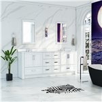 Virta Flow 70 Inch Floor Mount Double Sink Custom Vanity