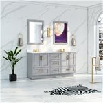 Virta Flow 72 Inch Floor Mount Double Sink Custom Vanity