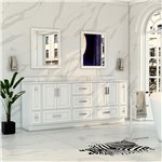 Virta Flow 83 Inch Floor Mount Double Sink Custom Vanity