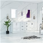 Virta Flow 88 Inch Floor Mount Double Sink Custom Vanity