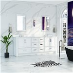 Virta Flow 91 Inch Floor Mount Double Sink Custom Vanity