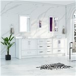 Virta Flow 103 Inch Floor Mount Double Sink Custom Vanity