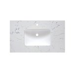Virta 37 Inch Single Sink Vanity Countertop