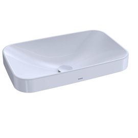 TOTO LT426G ARVINA RECTANGLE VESSEL LAV 24" L