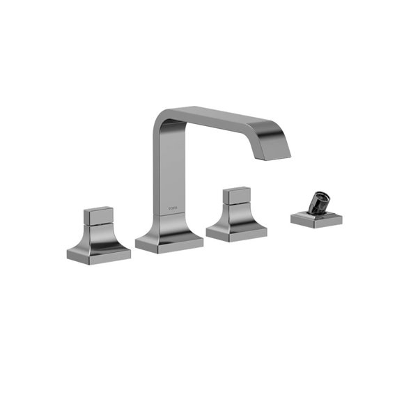 TOTO TBG08202U TRIM ROMAN TUB FILLER GC 4H WITH O HS