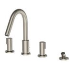 TOTO TBG11202U TRIM ROMAN TUB FILLER GF 4H WITH O HS